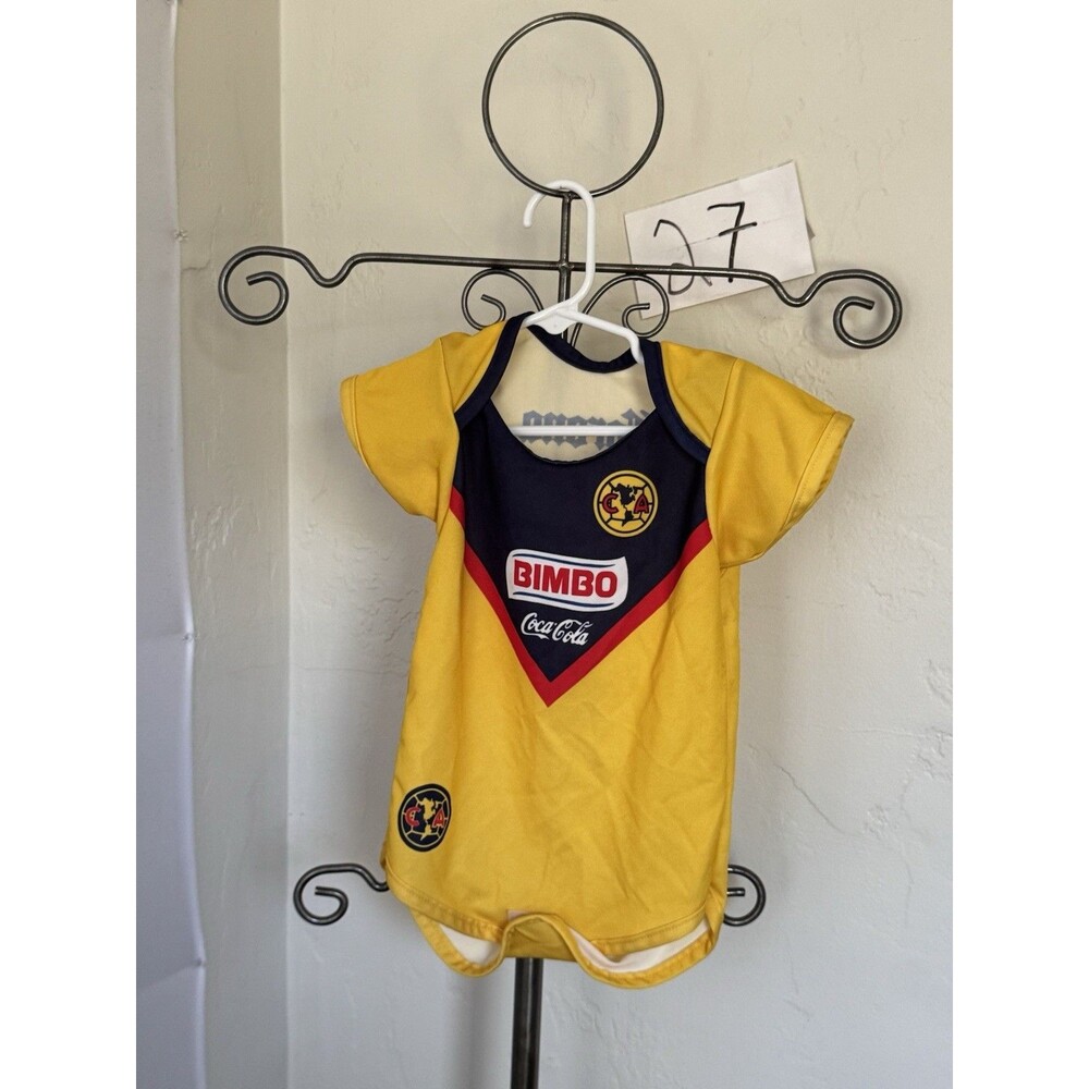 Club América Infant Baby Romper Bodysuit Bimbo Coca-Cola Corona Soccer Jersey